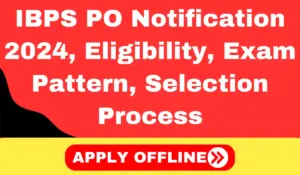 IBPS PO Notification 2024, Eligibility Criteria, Exam Date, Exam Pattern, Selection Process