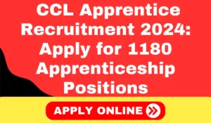 CCL Apprentice Recruitment 2024 Apply for 1180 Apprenticeship Positions